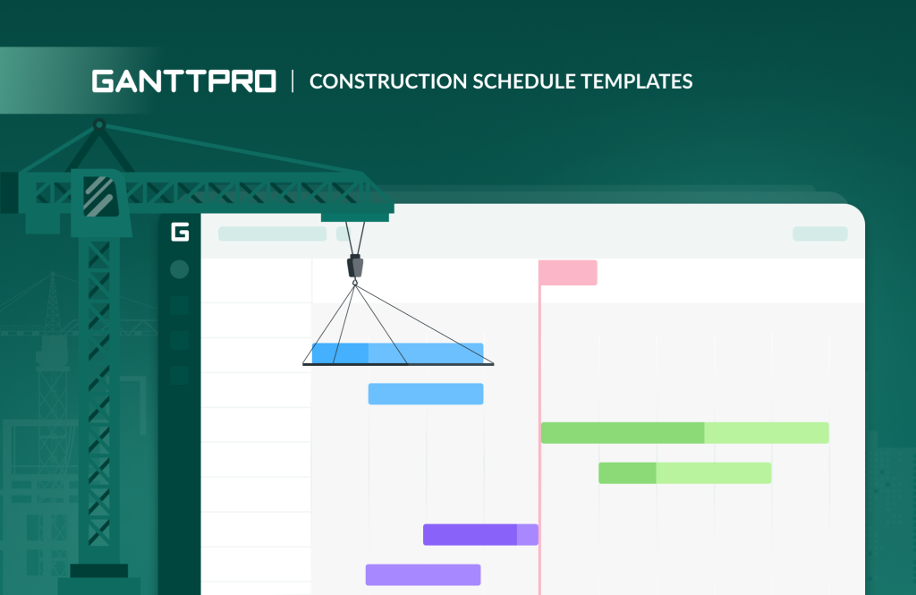 Construction schedule templates