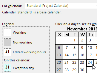 ms project change resource working days