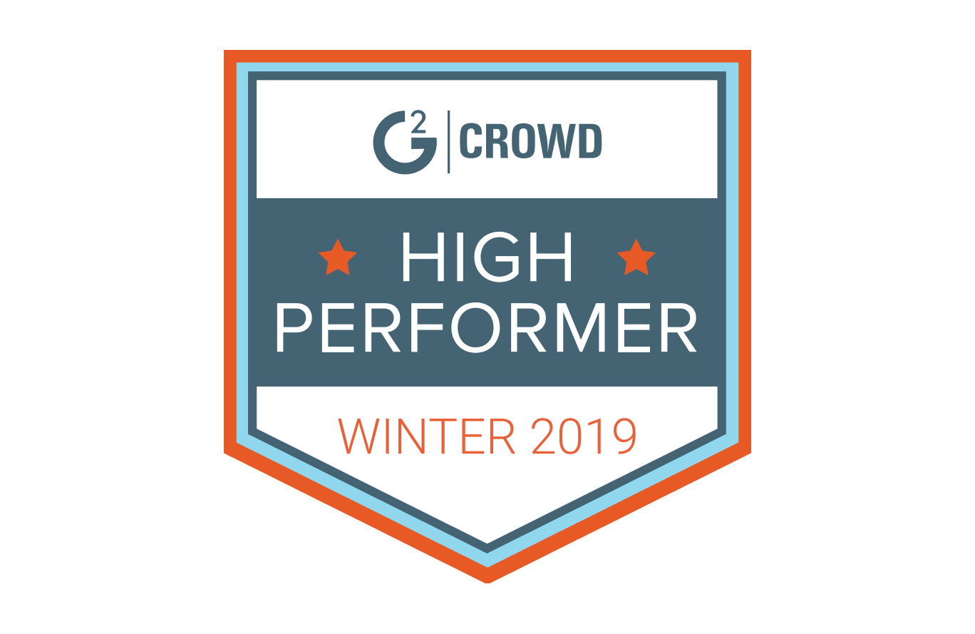 GanttPRO High Performer Winter 2019 by G2Crowd