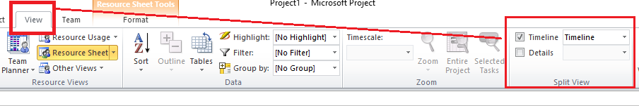 MS Project Tutorial how to create a timeline