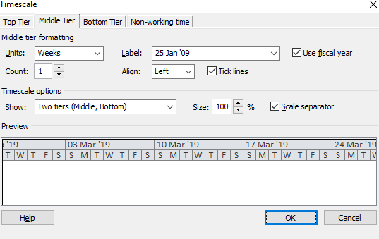 MS Project Tutorial how to create a timeline