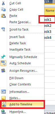 MS Project Tutorial how to create a timeline