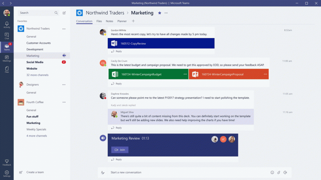 Remote work tool: Microsoft Teams