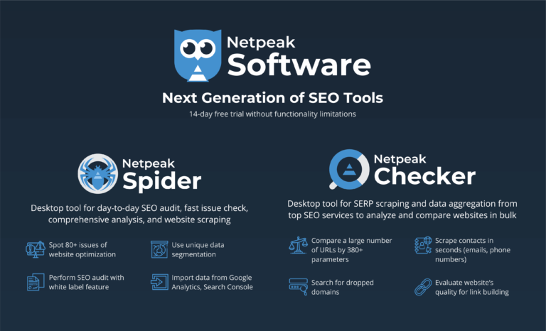 Remote working tools: Netpeak Software
