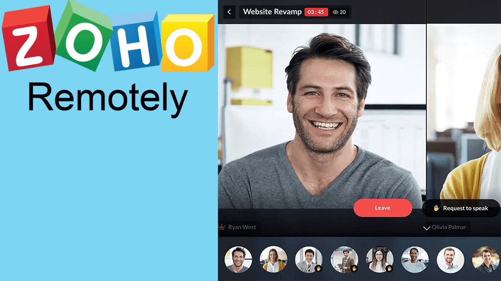 Remote working software: Zoho Remotely