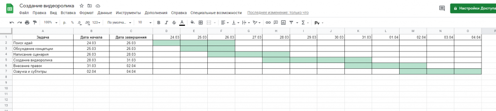 Как сделать диаграмму ганта в ворде