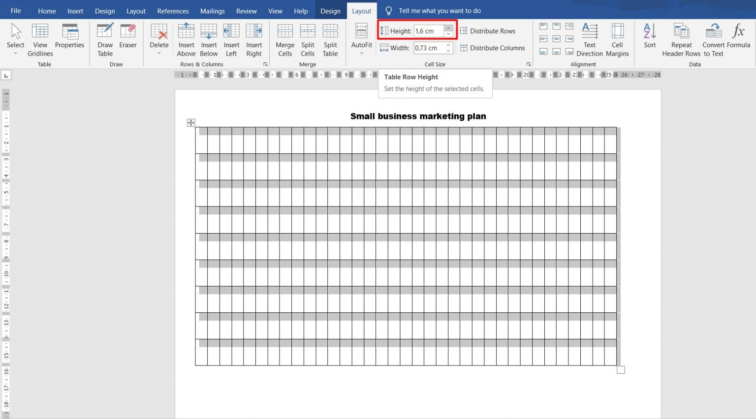 How to make a gantt chart in word