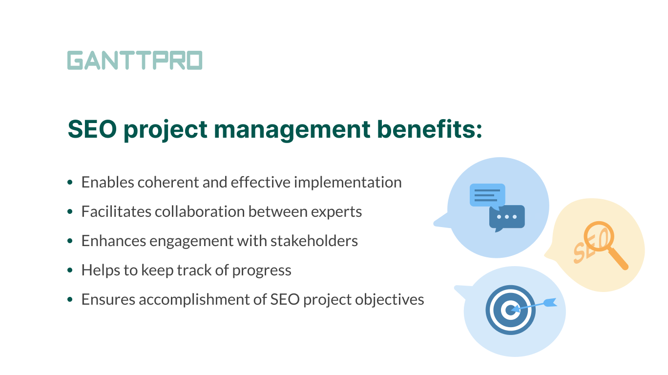 SEO project management benefits