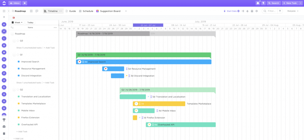 PM tools for startups: ClickUp