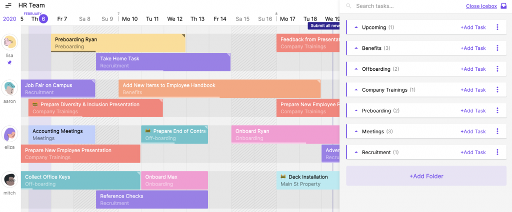 Small business project management software: Toggl Plan