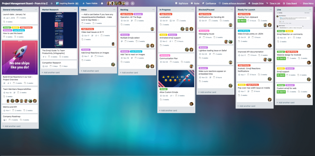 Asana alternatives Trello