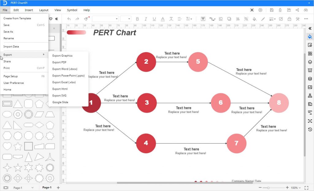  How to create a PERT chart with EdrawMax