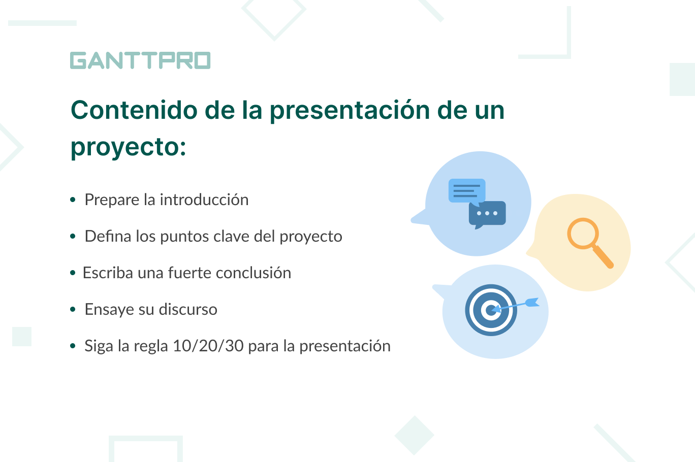 Cómo hacer la presentación exitosa de un proyecto?