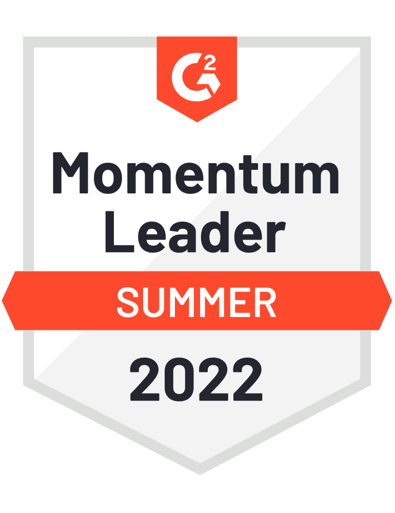 GanttPRO G2 summer 2022 Momentum leader for project management award