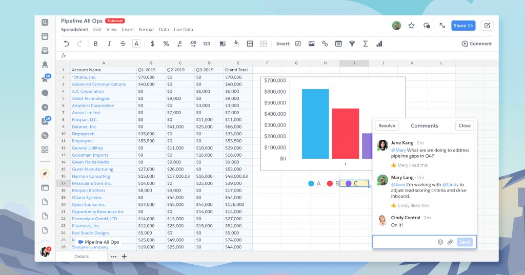 Excel alternatives and competitors: Quip