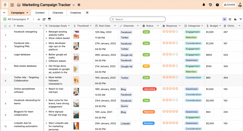 Google Sheets alternatives and competitors: Stackby