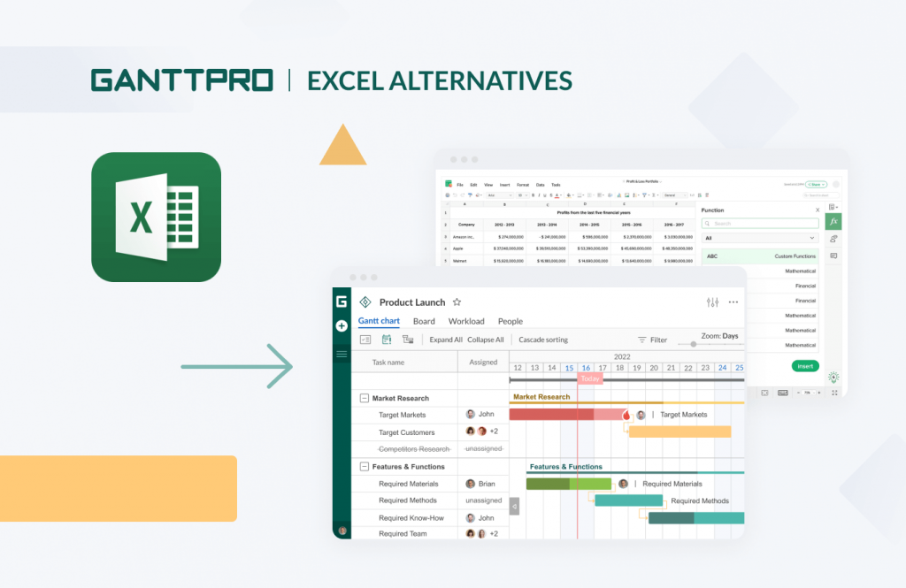 Best alternatives to Excel for project managers and other specialists