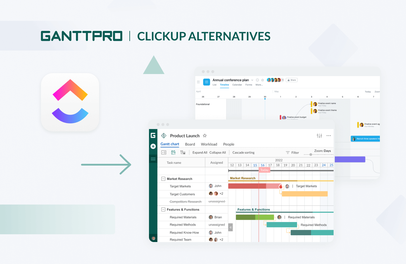Top online alternatives to ClickUp