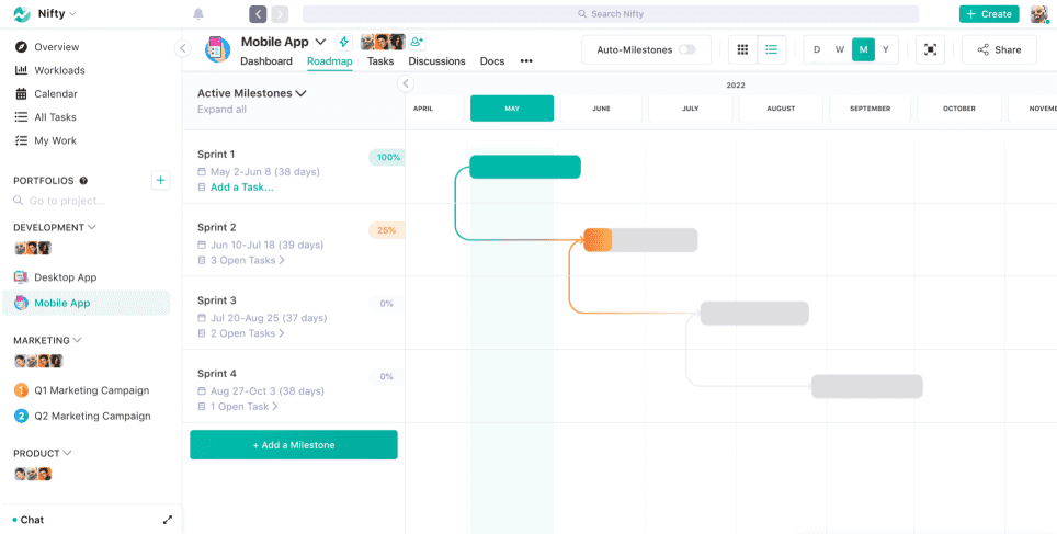 ClickUp alternatives and competitors: Nifty