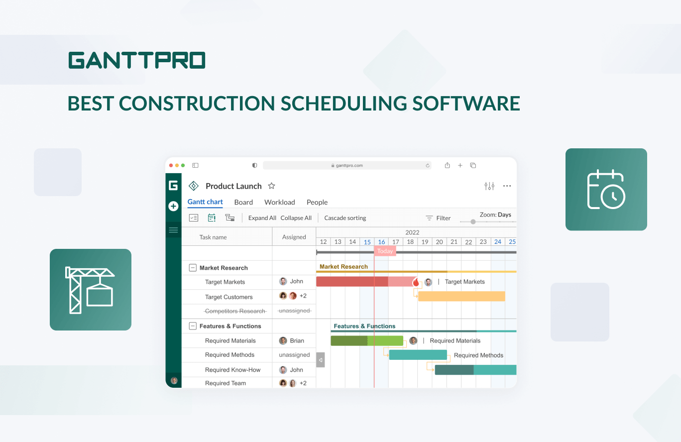 Top scheduling software for construction projects