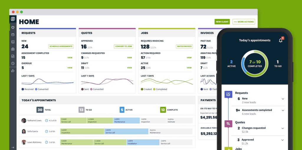 Construction project scheduling software: Jobber