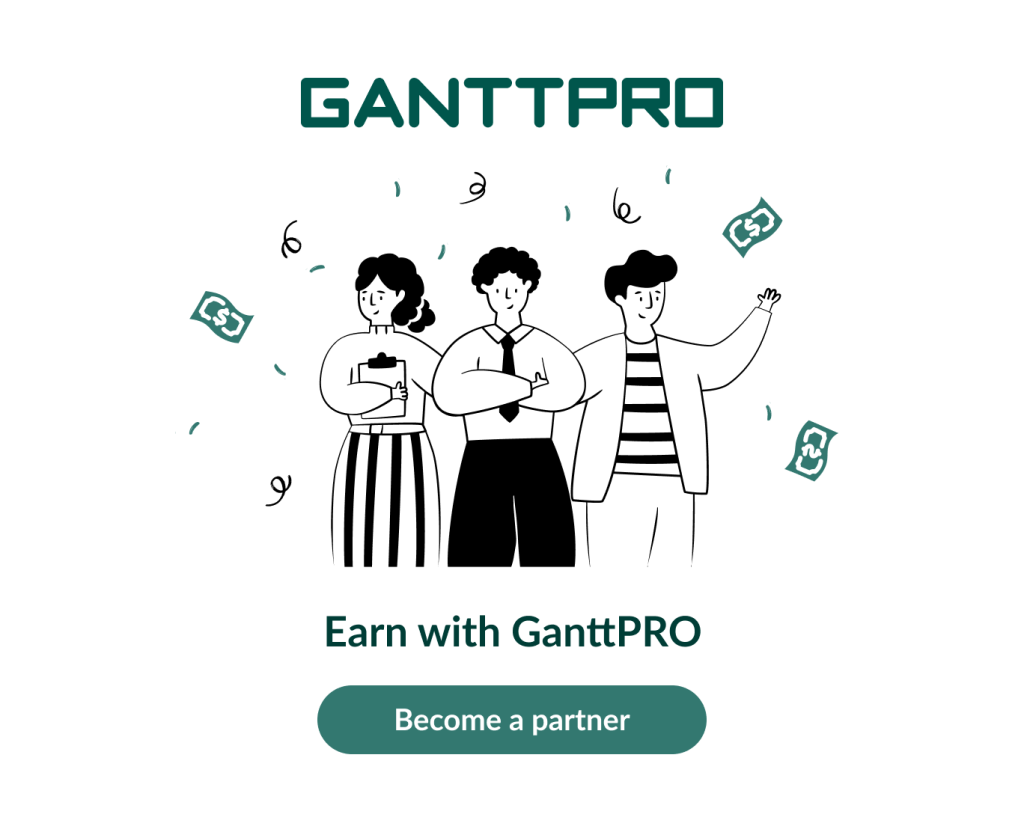 Affiliate program in project management by GanttPRO