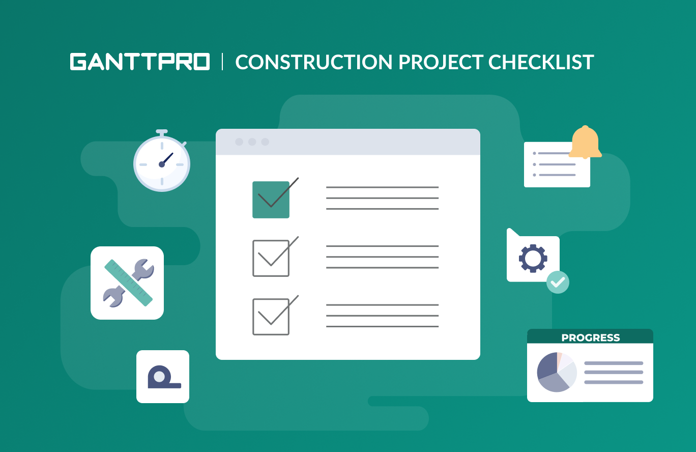 Construction project checklist for managing projects