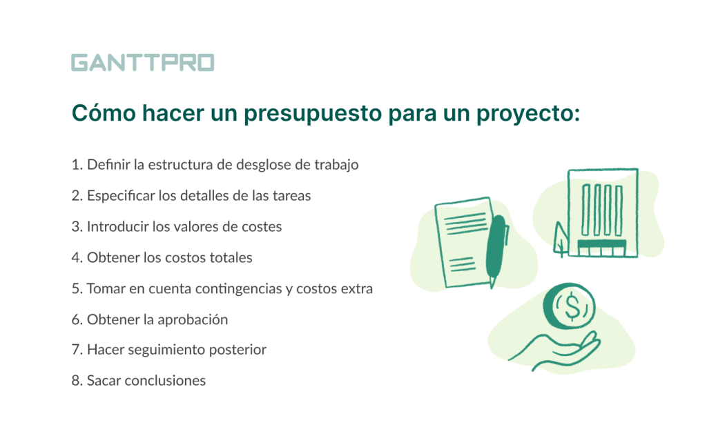 Como hacer un presupuesto de un proyecto correctamente