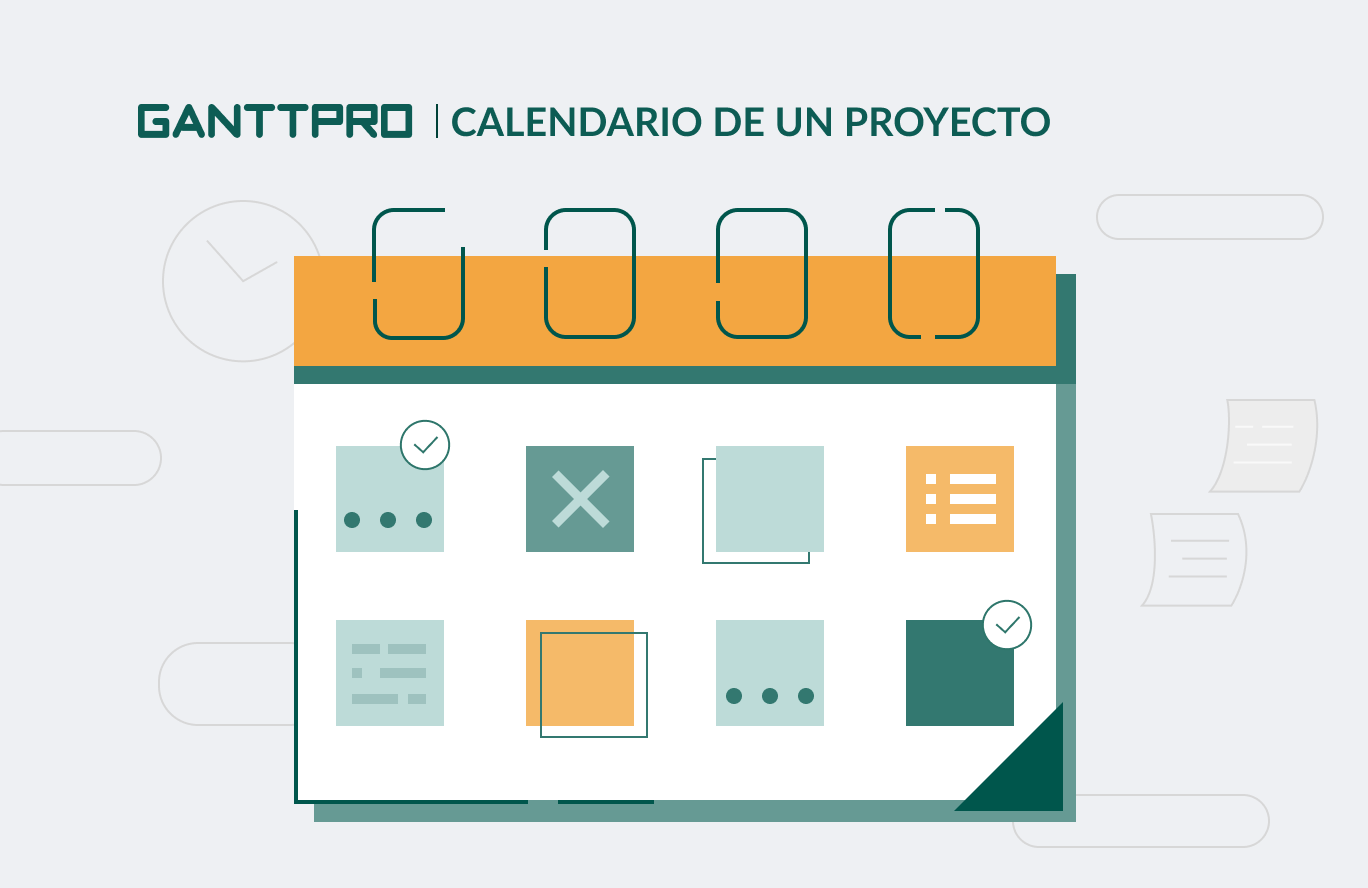 calendario de proyectos ejemplos y como hacer