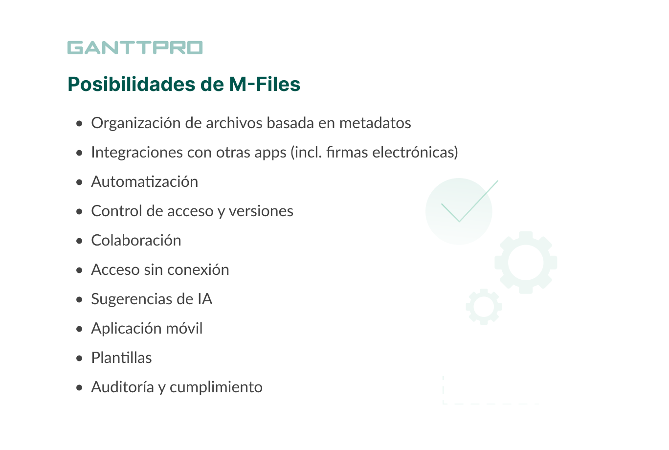 Plataforma de gestión de documentos M-Files