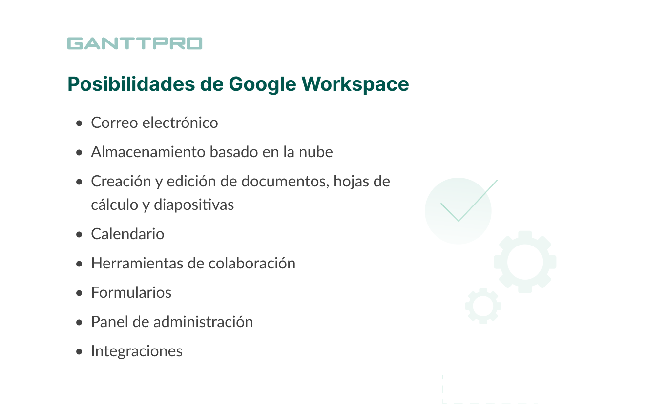 Software de gestión de documentos y colaboración Google Workspace