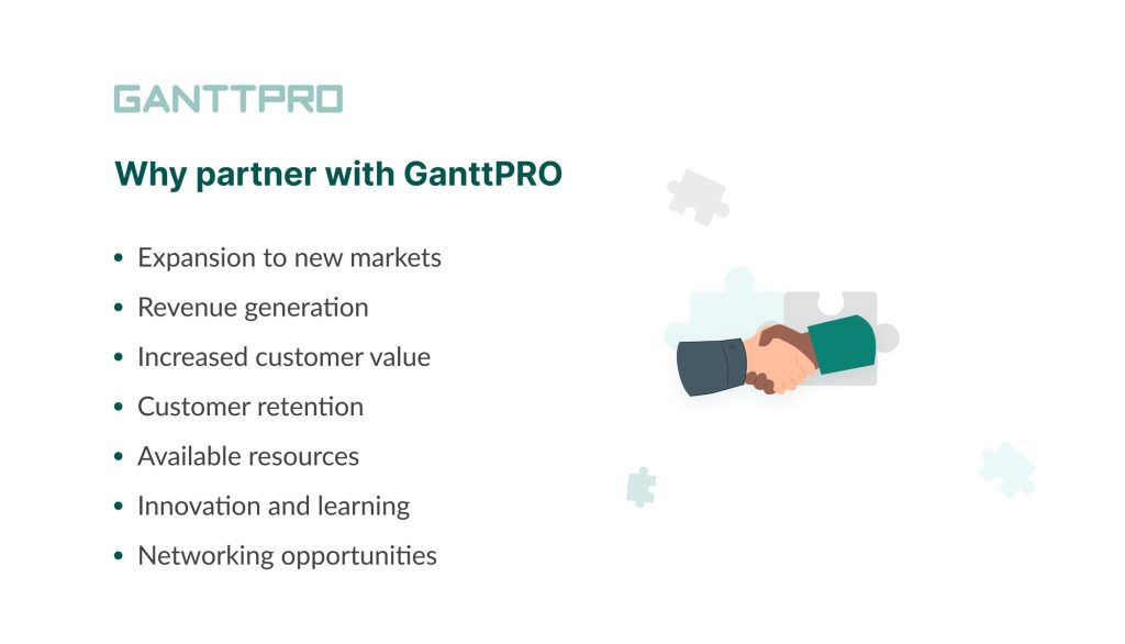 Benefits of SaaS partner programs by GanttPRO