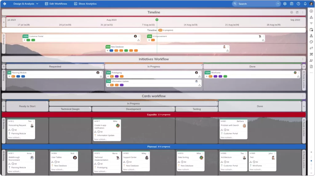 software de gestion de proyectos-kanbanize