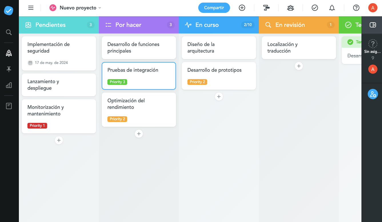 alternativas a trello - meistertask