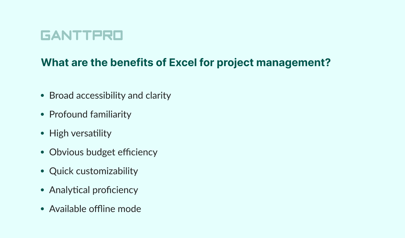 Choosing Project Management Software or Excel