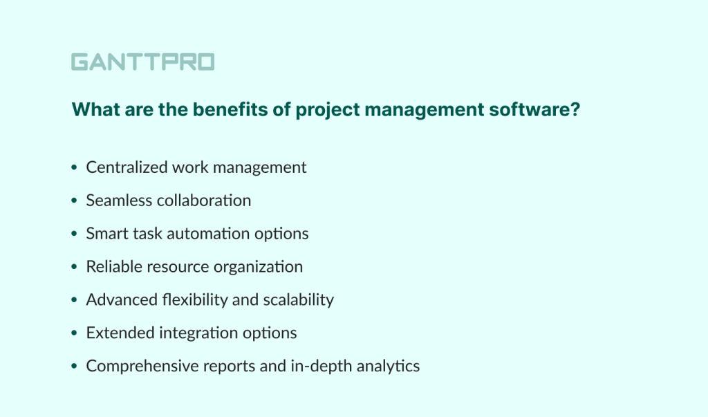 Project management software or Excel: common PM tool's benefits