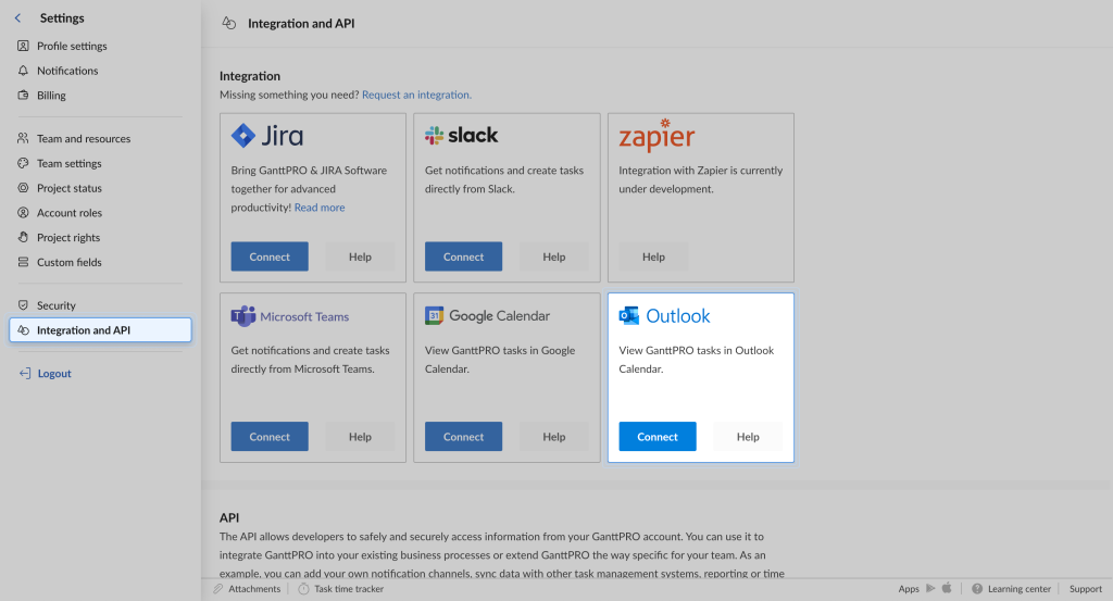 GanttPRO release: Google and Outlook calendars integrations