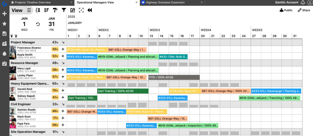 Best MS Project alternatives: Ganttic