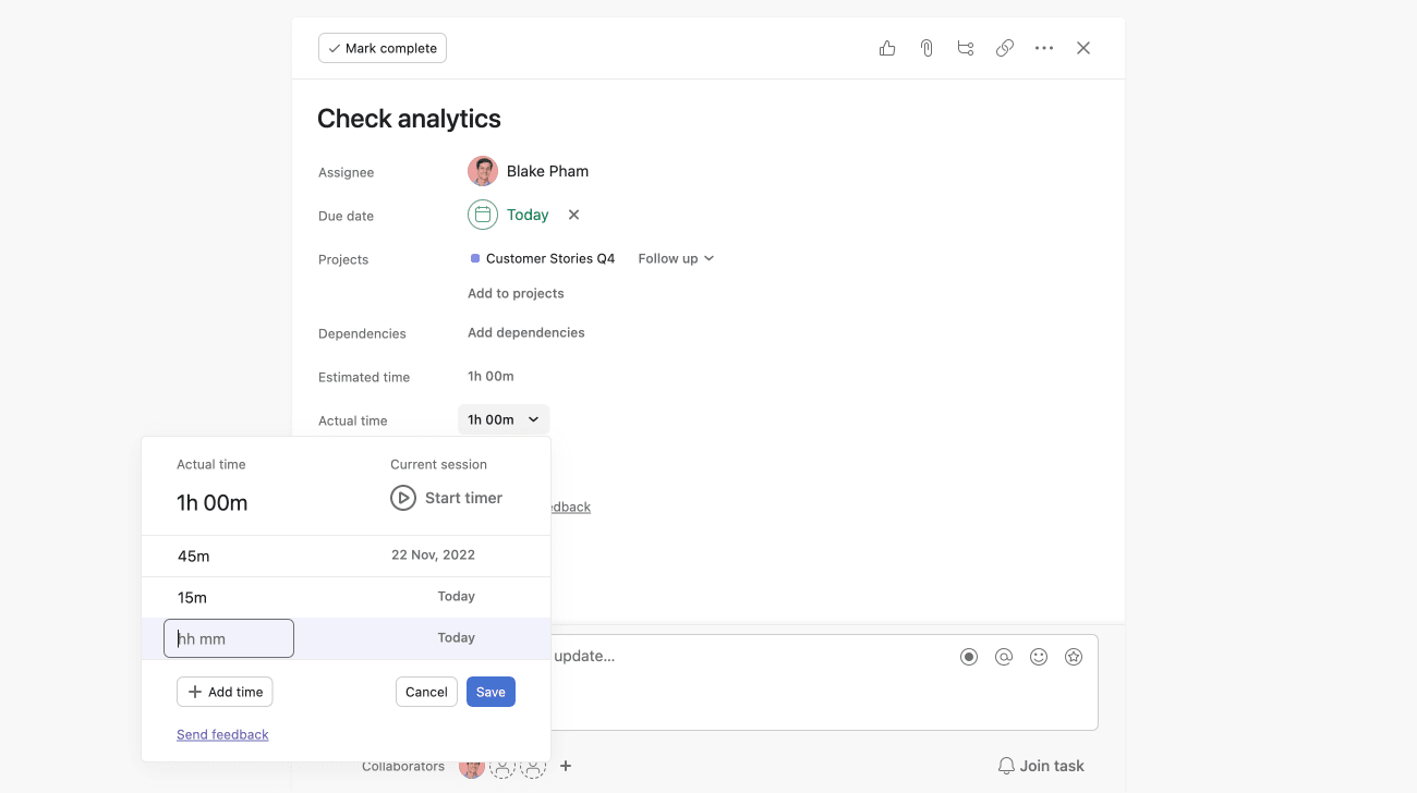 Herramientas para administrar el tiempo-Asana