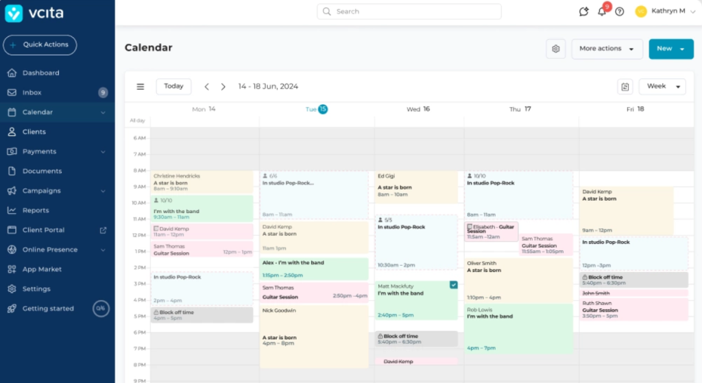 vcita marketing planning software