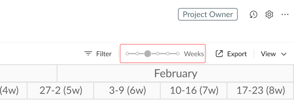 How to set up your project in GanttPRO: applying a zoom