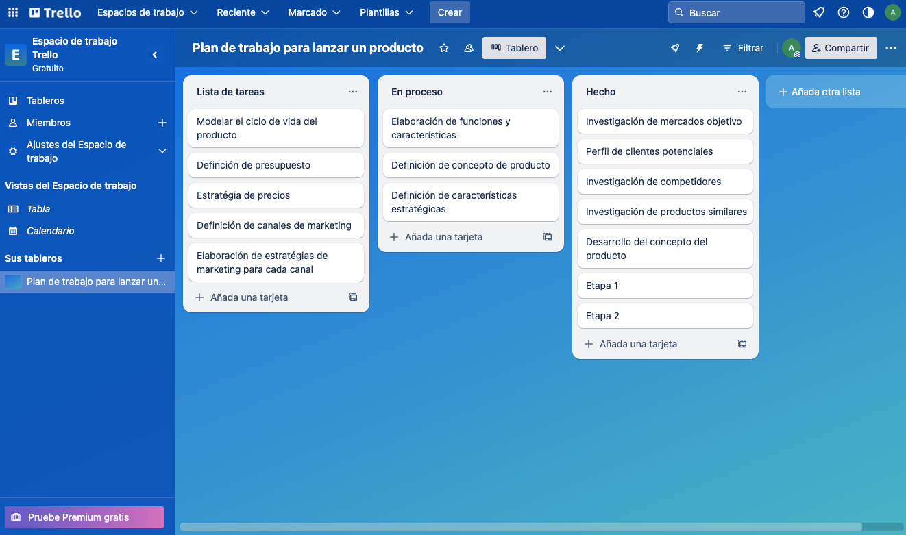 asana alternativas - trello