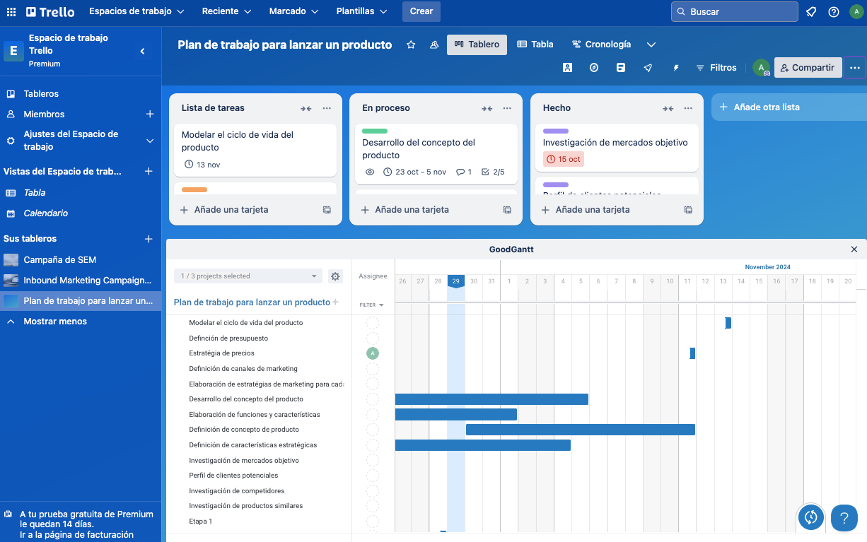 trello diagrama de gantt - plugin 1