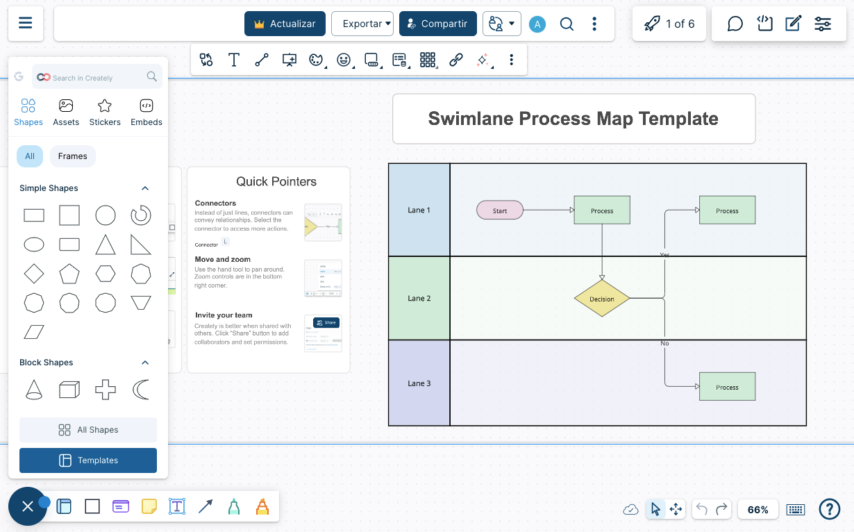 aplicaciones para hacer diagramas-Creately