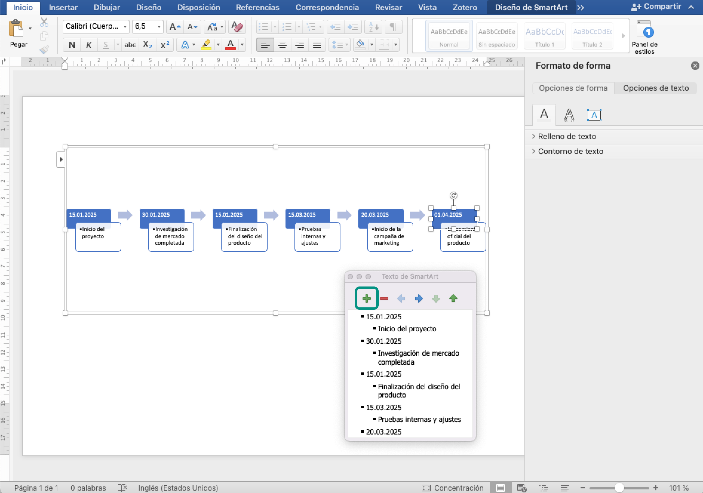 como elaborar un cronograma de actividades en word - 6