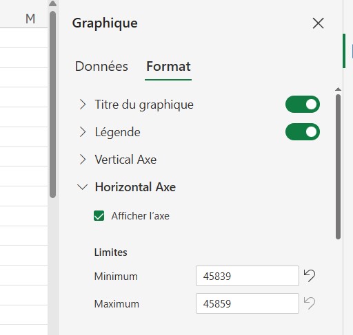 Comment faire un diagramme de Gantt sur Excel : définir les limites