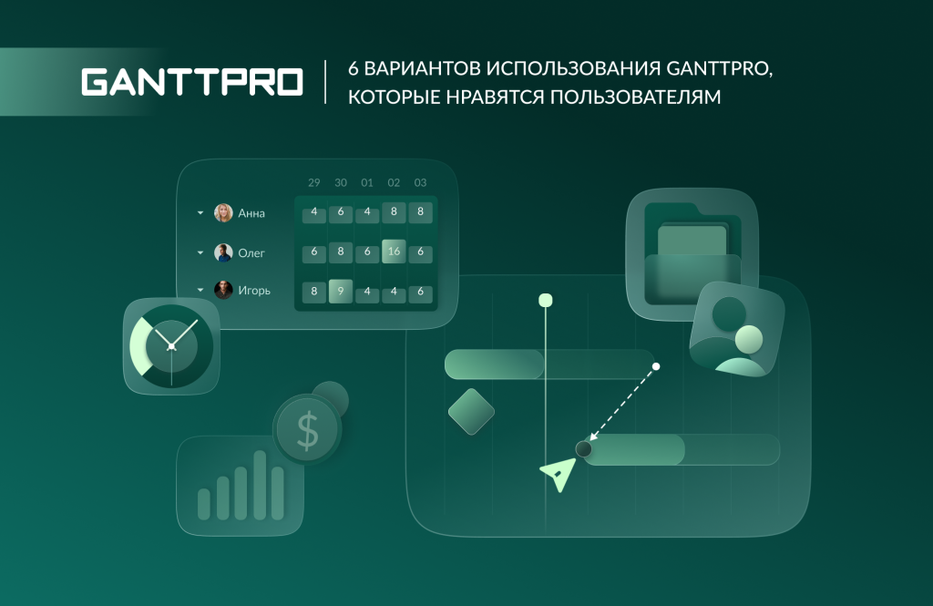 Какие варианты использования GanttPRO пользователи любят больше всего