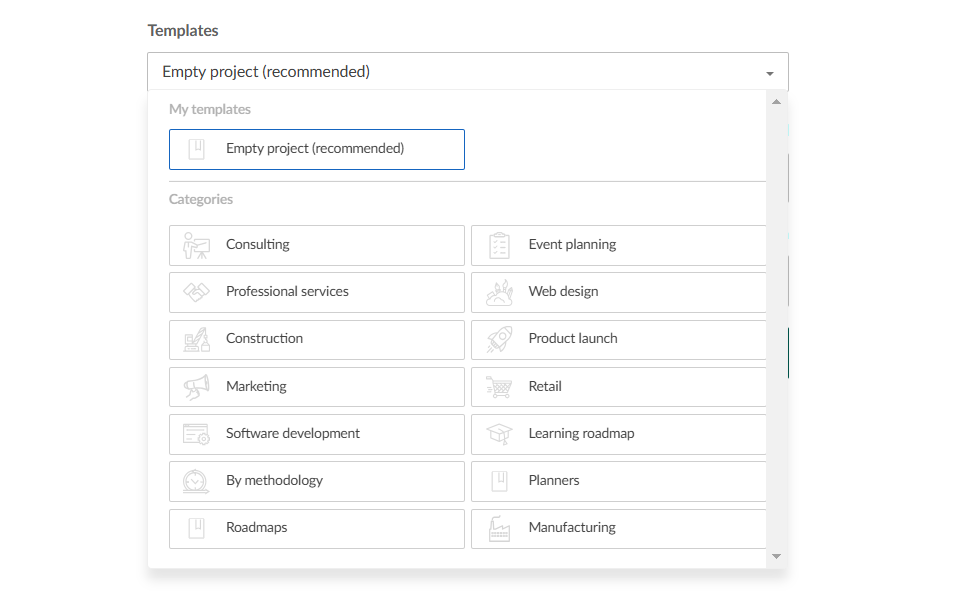 How to organize your team’s workflow in GanttPRO: create a project using a template