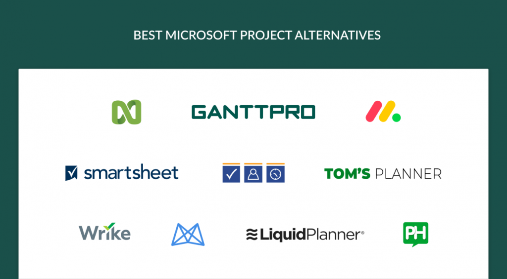 Les meilleures alternatives à MS Project