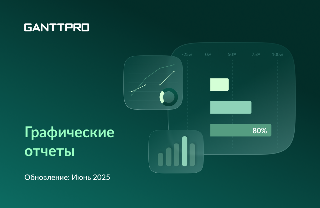 Релиз GanttPRO: графические отчеты